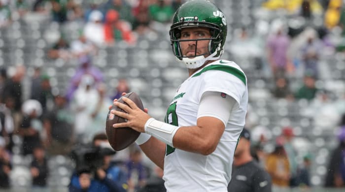 Former Jets quarterback Joe Flacco could be an option to replace Aaron Rodgers.